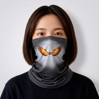 Balaclava personnalisée imprimée pour l'extérieur - Coupe-vent, séchage rapide, tricot extensible 100% polyester, personnalisable