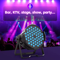 Luz LED Par RGB 3 en 1 de 54*3w con Control DMX y Sonido, Luz LED para Escenario, Luz para DJ