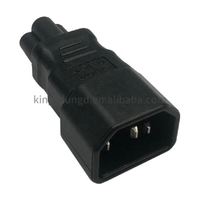 Prise de conversion 7A 125V adaptateur d'extension 3 pôles convertisseurs de puissance prise C14 vers C5
