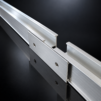 Rail de montage de panneau solaire, profilé de support en aluminium, support de rail pour module photovoltaïque pour système de structure solaire au sol