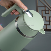 Cafetières isothermes sous vide en acier inoxydable 18/8 de qualité alimentaire à double paroi, 1L et 1,5L, avec revêtement en poudre, personnalisables avec logo, collection 2026