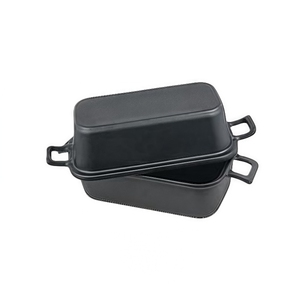 Molde para pan <span class=keywords><strong>de</strong></span> <span class=keywords><strong>hierro</strong></span> fundido con tapa-2 en 1 Sartenes para pan para hornear pan <span class=keywords><strong>de</strong></span> masa fermentada casero - Product Image 3