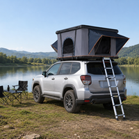 Carpa de Techo Rígida Plegable de Doble Capa para las Cuatro Estaciones, para 2-4 Personas, Impermeable, para SUV y Camping