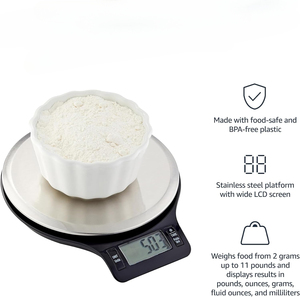 Schlussverkauf 5 kg Edelstahl elektronisch digital intelligent Wiegen Präzision Lebensmittelwaage Küchenwaage - Product Image 4