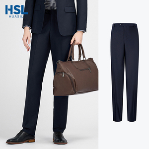 Pantalon de Costume Homme Slim Fit de Haute Qualité, Droit et Infroissable, Idéal pour le Bureau - Vente en Gros - Product Image 4