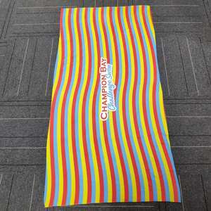 Serviettes <span class=keywords><strong>de</strong></span> plage personnalisées en microfibre, serviettes <span class=keywords><strong>de</strong></span> <span class=keywords><strong>bain</strong></span> anti-transpiration, serviettes <span class=keywords><strong>de</strong></span> piscine promotionnelles en couleur intégrale - Product Image 6