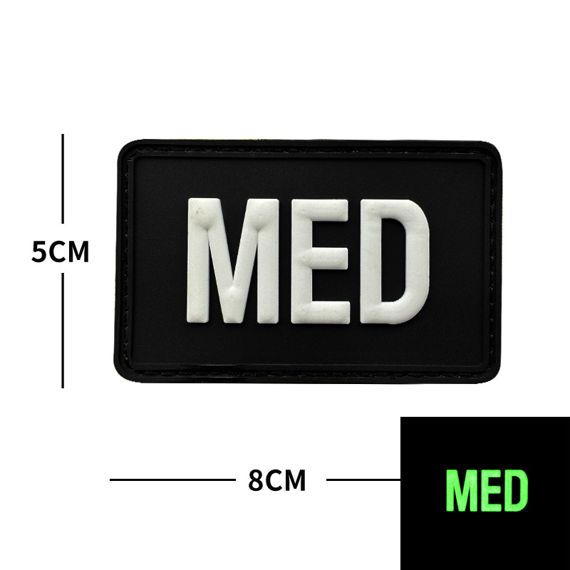 MED black on white luminous