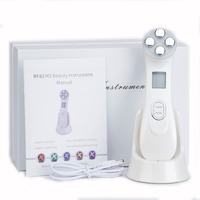 5 in 1 EMS mezoterapi elektroporasyon RF yüz LED foton Anti-Aging cilt bakımı ems yüz masajı