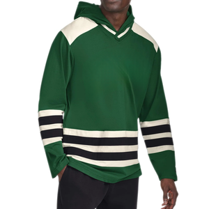 Jersey de Hockey sobre Hielo Retro 2026 con Estampado, Manga Larga, Poliéster Transpirable de Secado Rápido, Servicio OEM, Nombre de Equipo Personalizado - Product Image 1