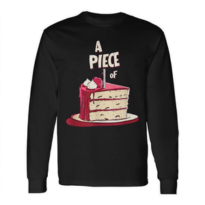 เสื้อยืดแขนยาวลาย A Piece Of Cake สำหรับคนรักสำนวนภาษาไทย - Product Image 2