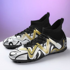 Inventario all'ingrosso del maschio e della femmina della maglia di gomma degli uomini della maglia Q6007 alto taglio FG/TF scarpe da calcio per gli studenti adulti partite di calcio - Product Image 5