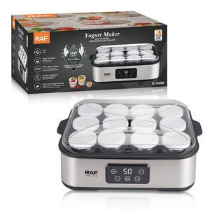 Raf an toàn và tiết kiệm năng lượng hoạt động đơn giản 12 cup Temp Control & hẹn giờ thông minh LED hiển thị sữa chua Maker - Product Image 1