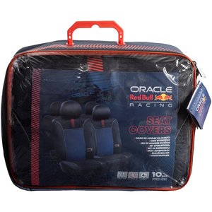 Set coprisedili 10 pz Blended Lines nero/rosso - Product Image 2