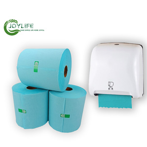 Màu xanh Jumbo cuộn khăn mẹ cuộn giấy khăn tay nguyên liệu giá rẻ - Product Image 1