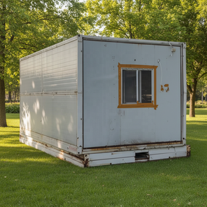 Casa Móvil de Alta Calidad para Oficina, Hotel u Hospital, con Paredes de Cortina de Vidrio, Moderna y Elegante, Plegable - Product Image 1