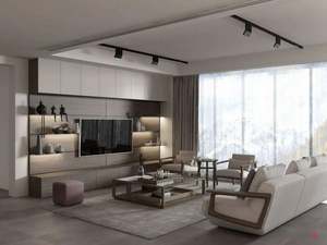 2025 nouveau Design luxe moderne maison divertissement unité murale Meuble Tv Stand meuble Tv pour salon - Product Image 2