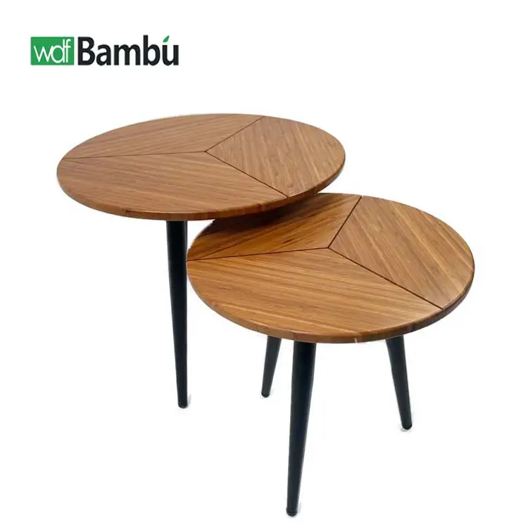 WDF Hot Selling Custom Holz Mesa De Centro Tische Bässe Tisch Couch tisch Vintage Bambus Tische Bässe für Wohnzimmer