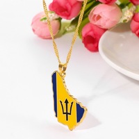 Collier de drapeau de la Syrie de l'Espagne du Maroc émail en alliage de zinc de conception personnalisée en gros