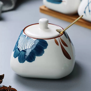 Set di <span class=keywords><strong>barattoli</strong></span> di condimento in <span class=keywords><strong>ceramica</strong></span> per contenitori per <span class=keywords><strong>spezie</strong></span> da cucina più venduti Set di <span class=keywords><strong>barattoli</strong></span> di <span class=keywords><strong>spezie</strong></span> in <span class=keywords><strong>ceramica</strong></span> per la casa - Product Image 4