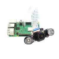 Pi 4 kamera 5MP OV5647, penglihatan malam 1080P opsional sudut lebar mata ikan IR-CUT kamera untuk Rasp berry Pi 4B 3B + 3B Zero