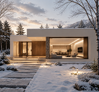 Bâtiment de bureau préfabriqué à assemblage rapide en kit, maison modulaire portable pour entrepreneurs et développeurs