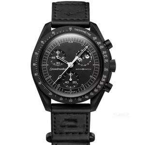 Montre de luxe pour homme personnalisée en gros, étanche, boîtier rond, personnalisation d'échantillons <span class=keywords><strong>Omega</strong></span>, montre de luxe avec boîte incluse - Product Image 3