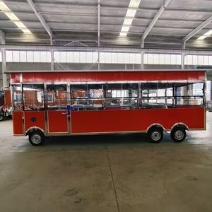 Multifunctional Four-Wheeled Large Mobile Restaurant, Mobile Food Stall, Electric Food Cart, Barbecue, Breakfast, Night Market - Product Image 3