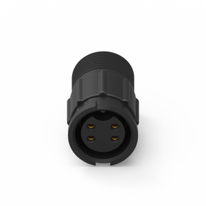 IP67 <b>Waterproof</b> B Size 4Pin Brass Contact Connector 5A Industrial Molded <b>Cable</b> - Product Image 1