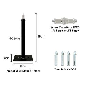 Studio Photo Vidéo Lumière Plafond Rail Piste COB Lampe Photographie Boîte Souple Microphone Support Bras Support Support Support Mural - Product Image 6