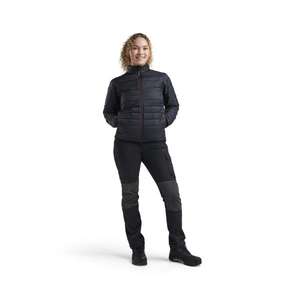BLAKLADER-Veste chaude femme 471520309956M Noir/Rouge-EAN 7330509848074 VESTES DE TRAVAIL D'HIVER SOFTSHELL ET VESTES REMBOURRÉES - Product Image 3