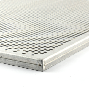 Herramientas alemanas Base personalizada 450x300 Cubierta 460x660x27mm Filtro Bakset Pantalla de acero inoxidable Bandeja para hornear pizza de metal perforado - Product Image 3