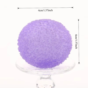 ของเล่นบีบมอจิสีฟ้ารูปทรงลูกบอลน้ำแข็ง มอลโทส ของเล่นเสริมพัฒนาการประสาทสัมผัส ของเล่นบีบคลายเครียดแบบใส ของเล่นบีบคลายความเครียดแบบคืนตัวช้า - Product Image 4