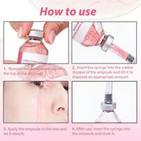 Sérum Ampoule Visage OEM Marque Privée PDRN Acide Hyaluronique Vitamines Réparation Barrière Cutanée Éclaircissant Blanchissant Usage Domestique