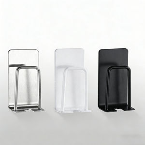 Suporte para Escova de Dentes Simples em Aço Inoxidável 304 Sem Furos, Organizador de Banheiro Montado na Parede - Product Image 3