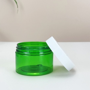 Custom Black PET Cosmetic Cream <b>Jar</b> Empty <b>Plastic</b> Wide-mouth <b>Jars</b> for Storage Containers Skincare Packaging 2oz 4oz 7oz 8oz 16oz - Product Image 2