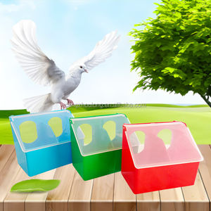 ZZ LMB 07 vente chaude usine pigeon 2 trous en plastique mangeoire buveur automatique accessoires pour animaux de compagnie mangeoire à oiseaux à vendre - Product Image 1