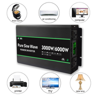 HOULI İnversör De Onda sinüzodal Pura De 6000 Vatios 6000W İnversör 12v 220v 110v 6000watt İnvertörler ve dönüştürücüler