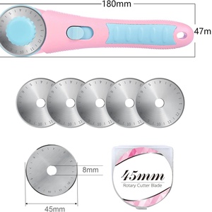 New Design 28mm 45mm 60mm Rotary Cutter for Crafting Sewing Quilting (Extra 5pcs Replacement Blades Included) - Product Image 4