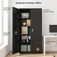 Archivador Metálico de Oficina Personalizado de Fábrica, Archivador de Acero de 2 Puertas, Archivador de Doble Puerta, Diseños de Armarios de Oficina en Oferta