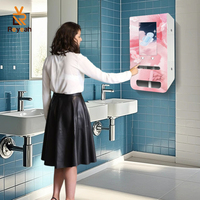 Distributeur de serviettes hygiéniques et de mini tampons mural Distributeur automatique de pièces de monnaie QR/Token Système de paiement Mini distributeur automatique gratuit Fournisseur