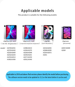 Lápiz Óptico Magnético con Carga Inalámbrica para iPad Pro, Lápiz Óptico para Dibujar y Escribir, Lápiz Táctil para Tableta - Product Image 4