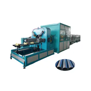 Máquina de fabricación de tuberías de suministro de agua HDPE de alta precisión, máquina de extrusión de tuberías pe
