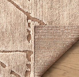 <span class=keywords><strong>Tapis</strong></span> moderne en laine couleur <span class=keywords><strong>sable</strong></span>, à lignes gravées en tissage plat, à poils coupés et pelucheux, <span class=keywords><strong>tapis</strong></span> <span class=keywords><strong>de</strong></span> luxe pour salon - Product Image 5