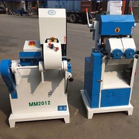 Machine de ponçage de barre en bois/polissage de ponceuse de poignée de goujon/fraiseuse de tige ronde en bois à vendre