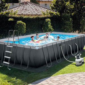 <span class=keywords><strong>สระ</strong></span>ว่ายน้ำ26356 <span class=keywords><strong>INTEX</strong></span> ทรงสี่เหลี่ยมทำจากเหล็กผสมบนพื้นดินขนาดใหญ่สระว่ายน้ำ - Product Image 3