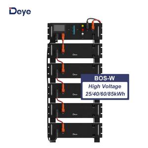 Deye BOS-W sistem penyimpanan tenaga surya 5,12 kWh modul LiFePO4 kelas komersial 51.2 V 100AH rak baterai dipasang LFP W25 W40 W60 W85 - Product Image 2