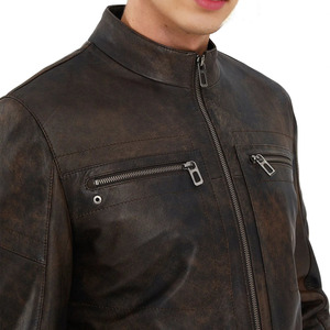 Fashion Outerwear Classic Fit Custom Warm Streetwear Leather <b>Jacket</b> For <b>Men</b> 2026 New Style <b>Men's</b> Leather <b>Jacket</b> For Online Sale - Product Image 6