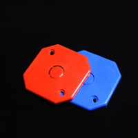 Plaque de couverture octogonale pour câblage électrique en PVC rigide Zhongcai, ignifuge, isolante, accessoires de conduit colorés