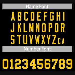 カスタム ブラック イエロー クラシックスタイル 本格野球ジャージー - Product Image 4