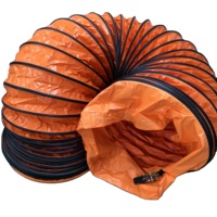 Tuyau flexible en PVC résistant au feu de 20 pouces (500 mm) et de 10 mètres, conduit souple en plastique pour le transport d'air, idéal pour les hôpitaux